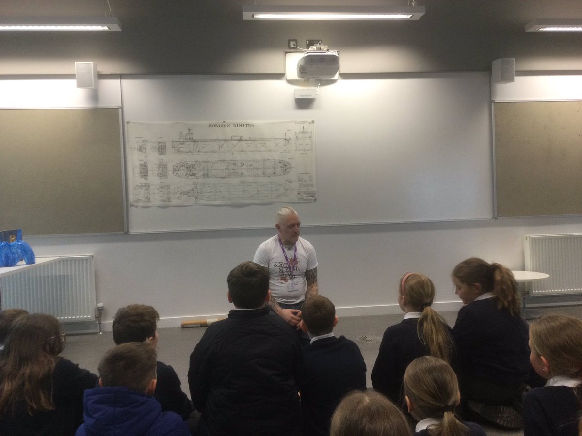 Richard <a href="/vgroupmaritime/">V.Group</a> answers questions <a href="/CofGCollege/">City of Glasgow College</a> about how ships  are designed and built using this illustration of one of the largest.