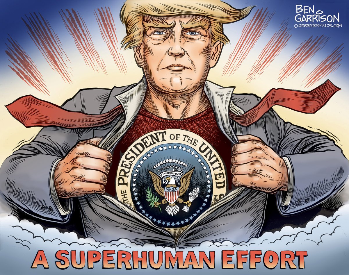 I think we need to rename #SuperTuesday2024 
Super Trump Tuesday!
#bengarrison throwback cartoon