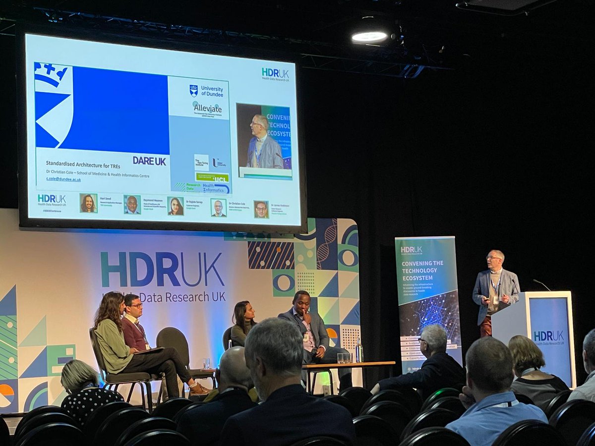 A great presentation at the @HDR_UK Conference from HIC's @drchriscole on SATRE. Find out more about this project, highlighting the need for change in handling sensitive data: dareuk.org.uk/driver-project… #HDRUKConference #healthdataresearch #dataonamission @UoDMedicine