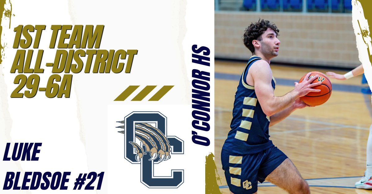 O'Connor Basketball (@oconnorhoops) on Twitter photo Congrats <a href="/LukeBledsoe4/">Luke Bledsoe</a> on being named 1st Team All-District 29-6A! Our sharpshooter, Luke set the OC Single Season record for 3FGM with 107!
Excited to watch him at the next level! #OCHoops Congrats <a href="/LukeBledsoe4/">Luke Bledsoe</a> on being named 1st Team All-District 29-6A! Our sharpshooter, Luke set the OC Single Season record for 3FGM with 107!
Excited to watch him at the next level! #OCHoops