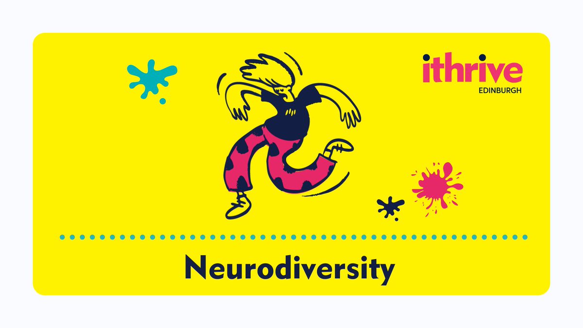 It's Neurodiversity Celebration Week! Seeing the world in a different way can have a big impact a person’s mental health. Check out our resources to help support the wellbeing of yourself and others: ithriveedinburgh.org.uk/self-help/self…