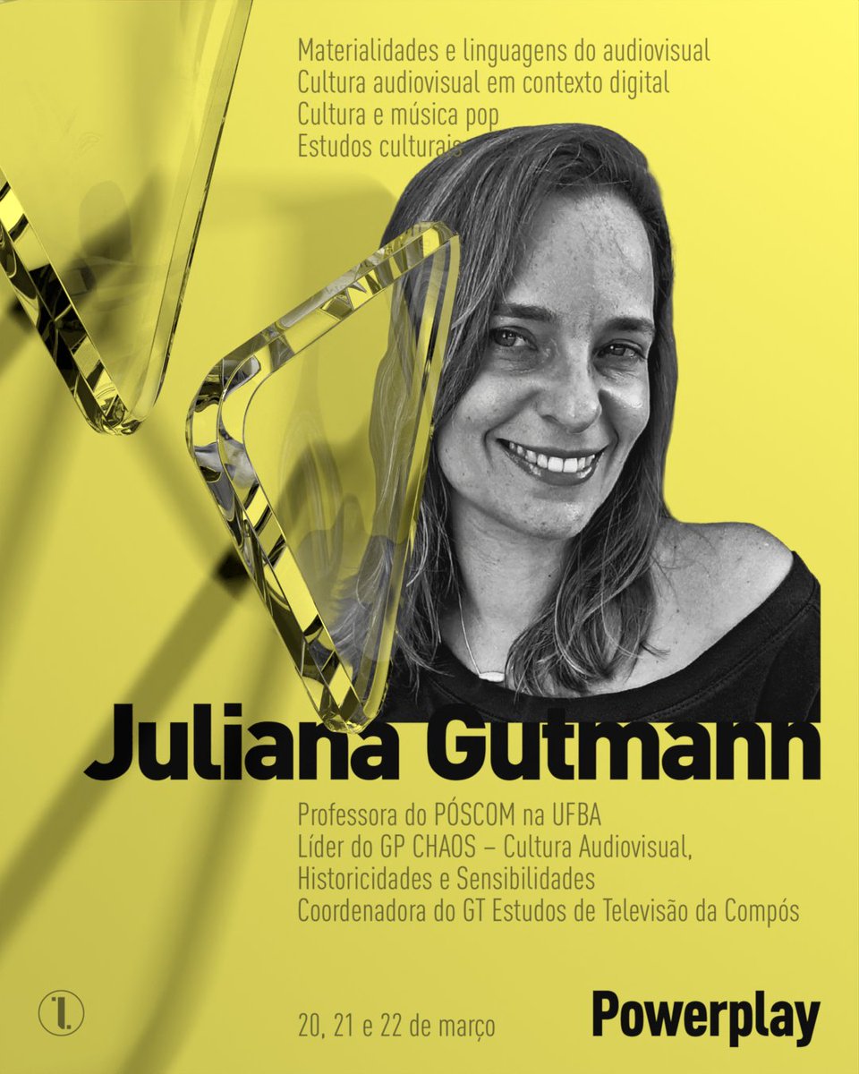 Juliana Gutmann é presença confirmada no 2º Powerplay!!!

Juliana é Doutora e Mestre em Comunicação e Cultura Contemporâneas e professora do PÓSCOM e do Departamento de Comunicação da Universidade Federal da Bahia (UFBA).

#2Powerplay #LENS #UFPB