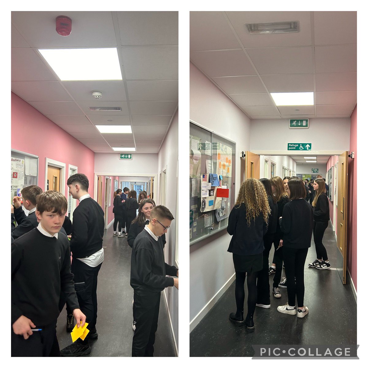 DrGraham_porty's tweet image. Gallery walk for my S2s today who have been working on a project about the advantages and disadvantages of the USA Patriot Act. Really impressed with how hard they worked and the quality of their end products @ModPorty @PortyAcad #PBL #proudofporty