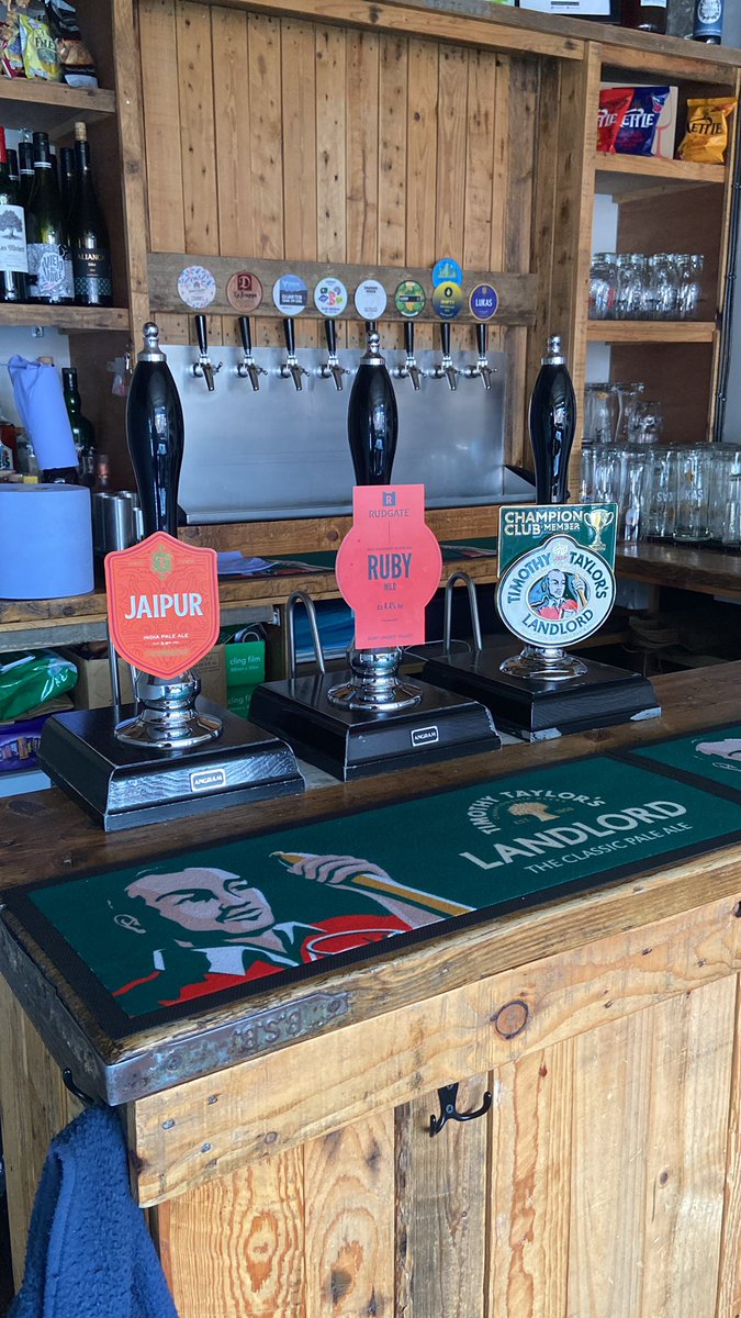 Open 4 until 10 today ☀️😎 Cask @thornbridge @rudgatebrewery @TimothyTaylors Keg @rivingtonbrewco @VerdantBrew @NothingBound @wylambrewery @dropprojectbrew