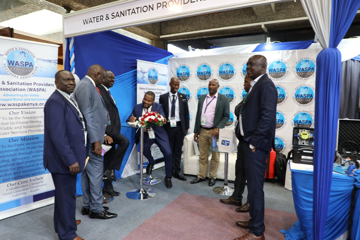 WASPAKenya's tweet image. WASPA is delighted to be participating and exhibiting in the #WASIC2024 currently happening at KICC from the 6th to 8th March, 2024. The 3 day conference is centred on the theme Accelerating Investments for Sustainable Access to Water and Sanitation for All.