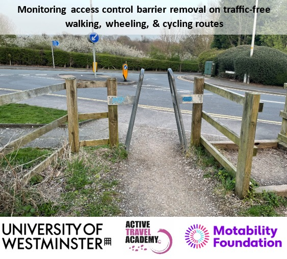 📢 Opportunity to join the Active Travel Academy at the University of Westminster We are recruiting a Research Associate (0.5fte, 2 years) to work on my Motability-funded project 'Monitoring barrier removal on traffic-free routes' uk.indeed.com/viewjob?jk=011…