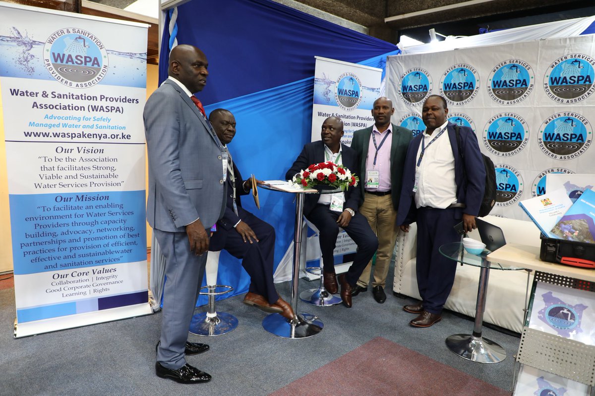 WASPAKenya's tweet image. WASPA is delighted to be participating and exhibiting in the #WASIC2024 currently happening at KICC from the 6th to 8th March, 2024. The 3 day conference is centred on the theme Accelerating Investments for Sustainable Access to Water and Sanitation for All.