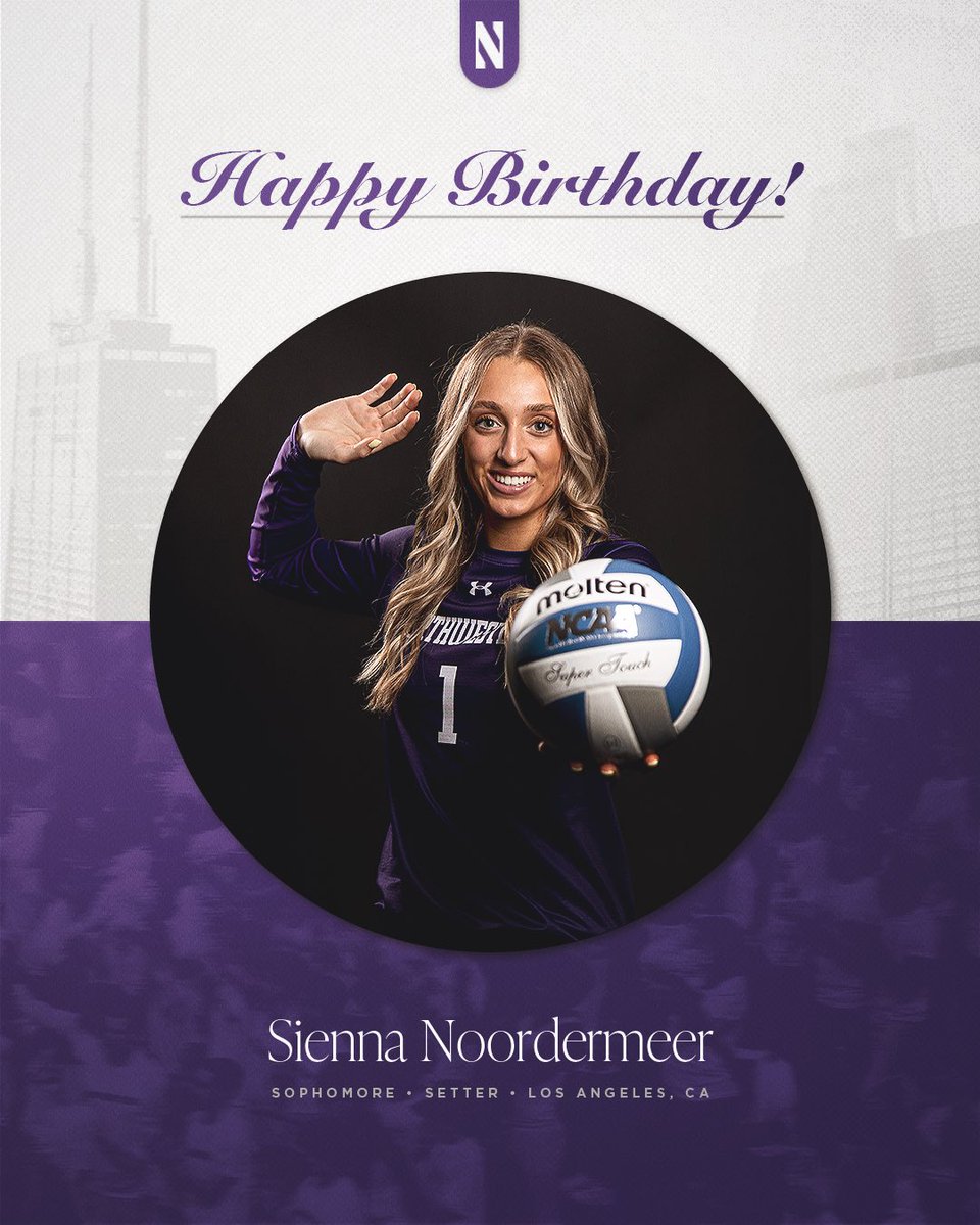 Join us in wishing @sienna_noor a very Happy Birthday! 🎉 🎈 #GoCats | @B1GVolleyball