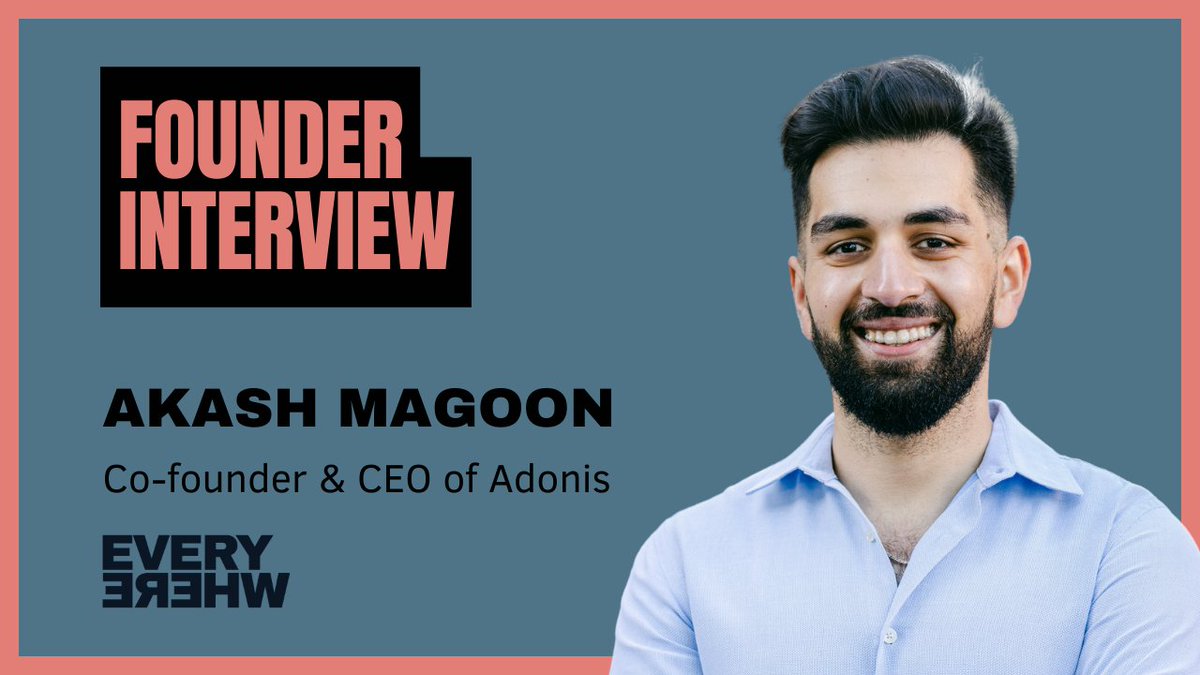 Watch @akashmagoon's founder interview on YouTube! Akash is the co-founder & CEO of @AdonisRcm, a platform designed to help automate, recover, and collect revenue for healthcare providers and hospitals!🏥 👉🏾Join us & subscribe: youtu.be/RDdXxF5V35