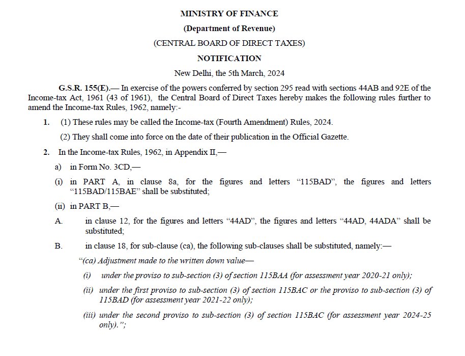 CASafderalam's tweet image. CBDT revises Form 3CD, Tax audit report.

#incometax #Form3CD #cbdt #ca
#icai