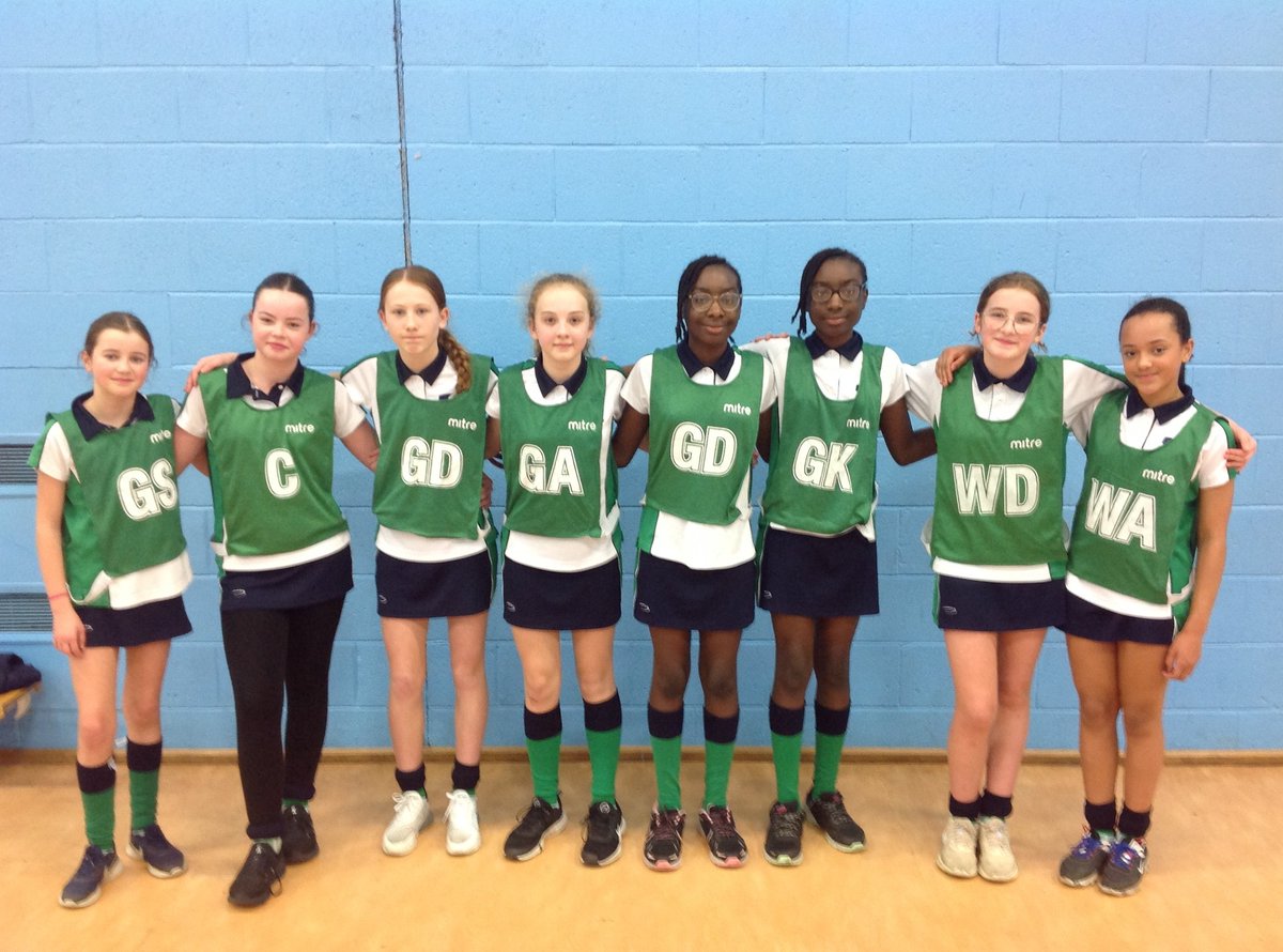 TeessideHigh's tweet photo. Congratulations to our Year 7 A team who were crowned U12 #Netball League Champions yesterday after beating Conyers School 20-4 in their final league match of the season - an incredible achievement for your first two terms in the Senior School, girls, well done! 💙💚
#teamTHS https://t.co/QIQdZiC96U