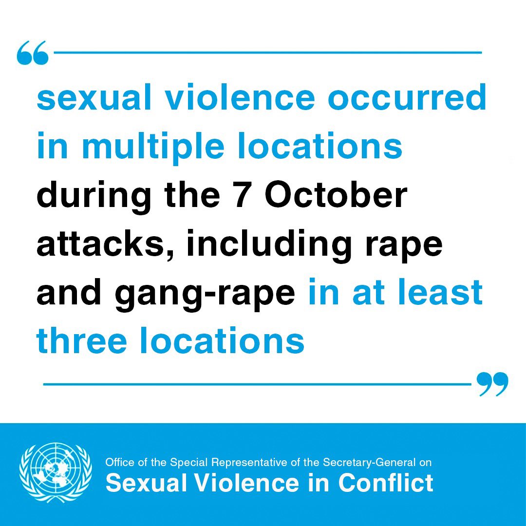 The UN published a comprehensive report yesterday relating to Israeli sexual violence.

In this report, a team of experts from the United Nations led a special mission that took place from 29 January to 14 February 2024, led by a team consisting of experts in interviewing…