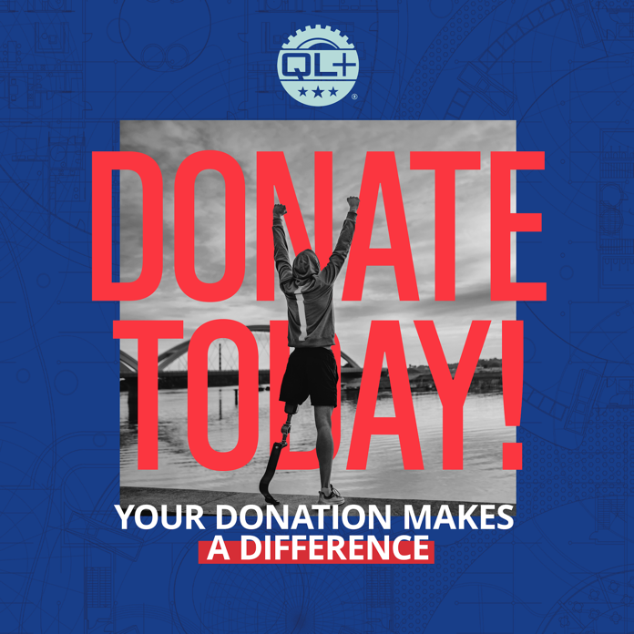 Did you know that when you donate to QL+, you are helping some of the brightest minds improve the lives of some of the bravest heroes? Learn more about what your donation can do: qlplus.org/donate