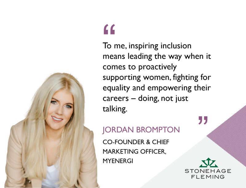 It takes more than talking to fight for positive change - ⚡️Jordan Marie Brompton shares her insights on #inspireinclusion as part of our #SFXV series. Read more: stonehagefleming.com/insights/detai…… #SFXV #IWD2024 #InspireInclusion @myenergiuk