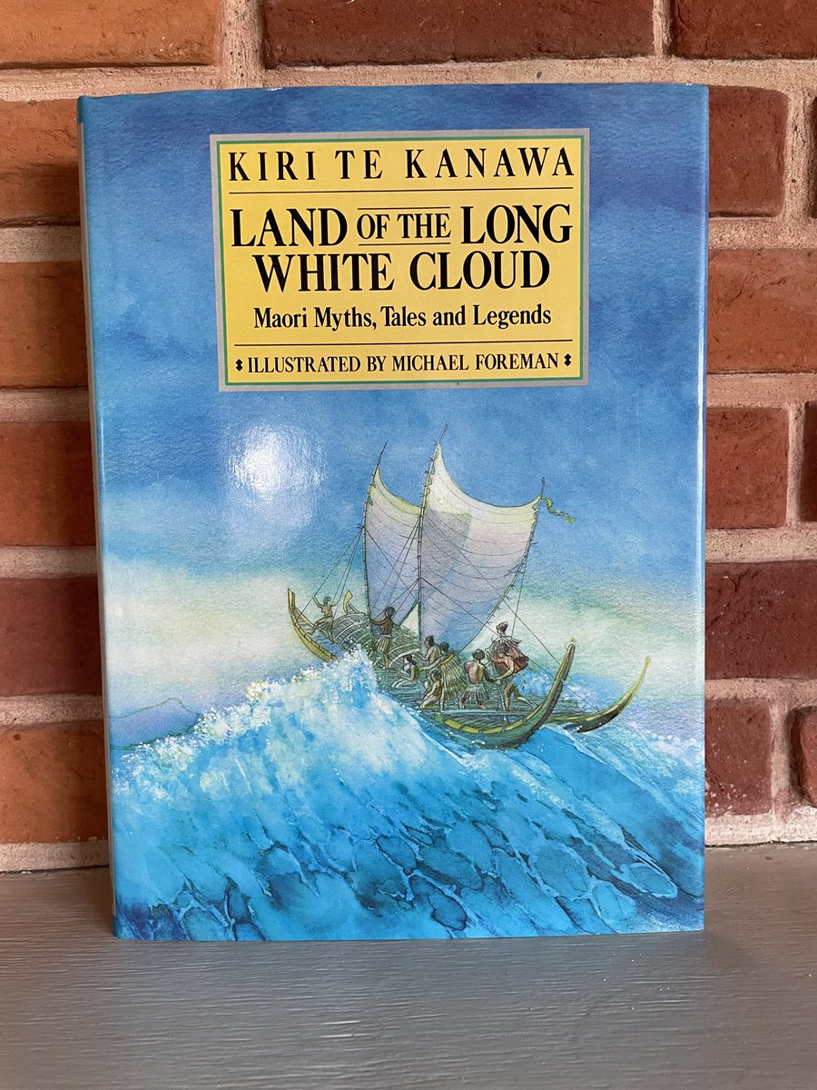 Happy 80th birthday to the great #kiritekanawa so proud to have published in 1989 her collection of Māori myths so beautifully illustrated by #michaelforeman