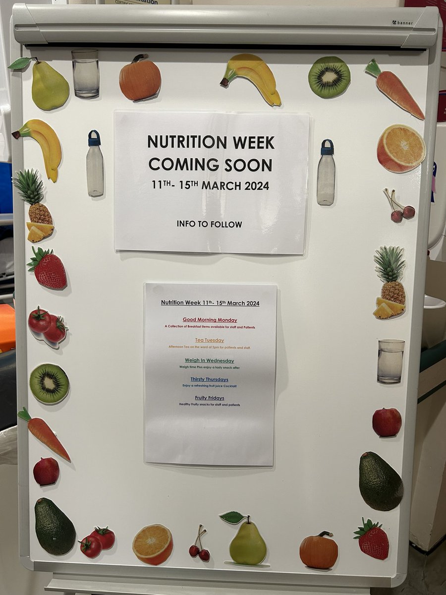 Sherryl Thomas (@shezza1969) on Twitter photo Getting ready for Nutrition and Hydration week 🍇 🍈 🍉
11th March -15 th March 2024
<a href="/WardF1NMGH/">WardF1@NMGH</a>
<a href="/NorthMcrGH_NHS/">North Manchester General Hospital</a>
<a href="/MFTnhs/">MFT NHS</a>
<a href="/sarah_annsankey/">Sarah ann Sankey</a> <a href="/Sarahslicker1/">Sarah slicker</a> <a href="/kathryn1k/">Kathryn Krinks💙</a> Getting ready for Nutrition and Hydration week 🍇 🍈 🍉
11th March -15 th March 2024
<a href="/WardF1NMGH/">WardF1@NMGH</a>
<a href="/NorthMcrGH_NHS/">North Manchester General Hospital</a>
<a href="/MFTnhs/">MFT NHS</a>
<a href="/sarah_annsankey/">Sarah ann Sankey</a> <a href="/Sarahslicker1/">Sarah slicker</a> <a href="/kathryn1k/">Kathryn Krinks💙</a>