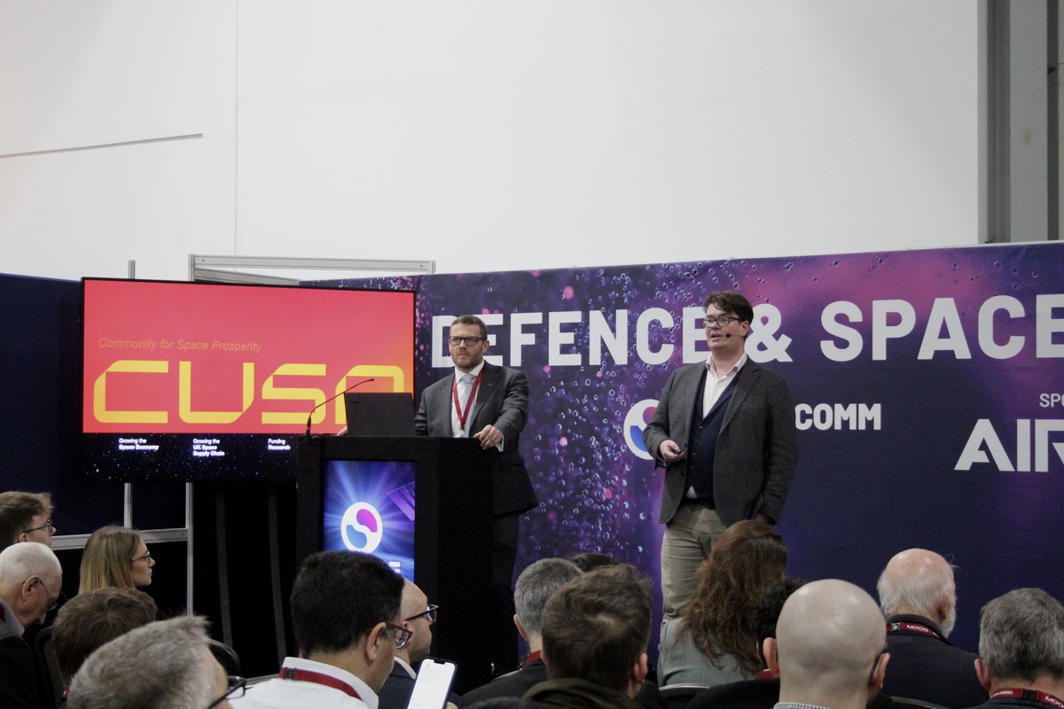 What an insightful session from Martin Rowse and Nick Bolan about our long-term vision for the future of military satellite communications! 🛰️ @SpaceCommExpo @Farnborough_Int #space #spacecommexpo