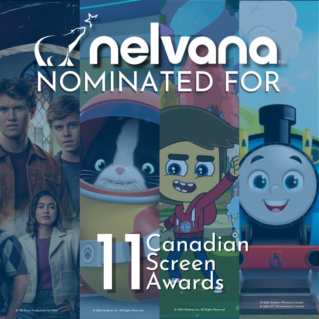Cue the confetti!🎉 Nelvana's honoured to be nominated for ELEVEN #CdnScreenAwards, including 5⃣ NOMS for @TheHardyBoysTV & 4⃣ NOMS for #SuperWish! 🏆✨ Congrats to our incredibly talented teams & partners @LamburProd, @Mattel_Inc, @wbd, @SinkingShipEnt @sbentertainment 🎊