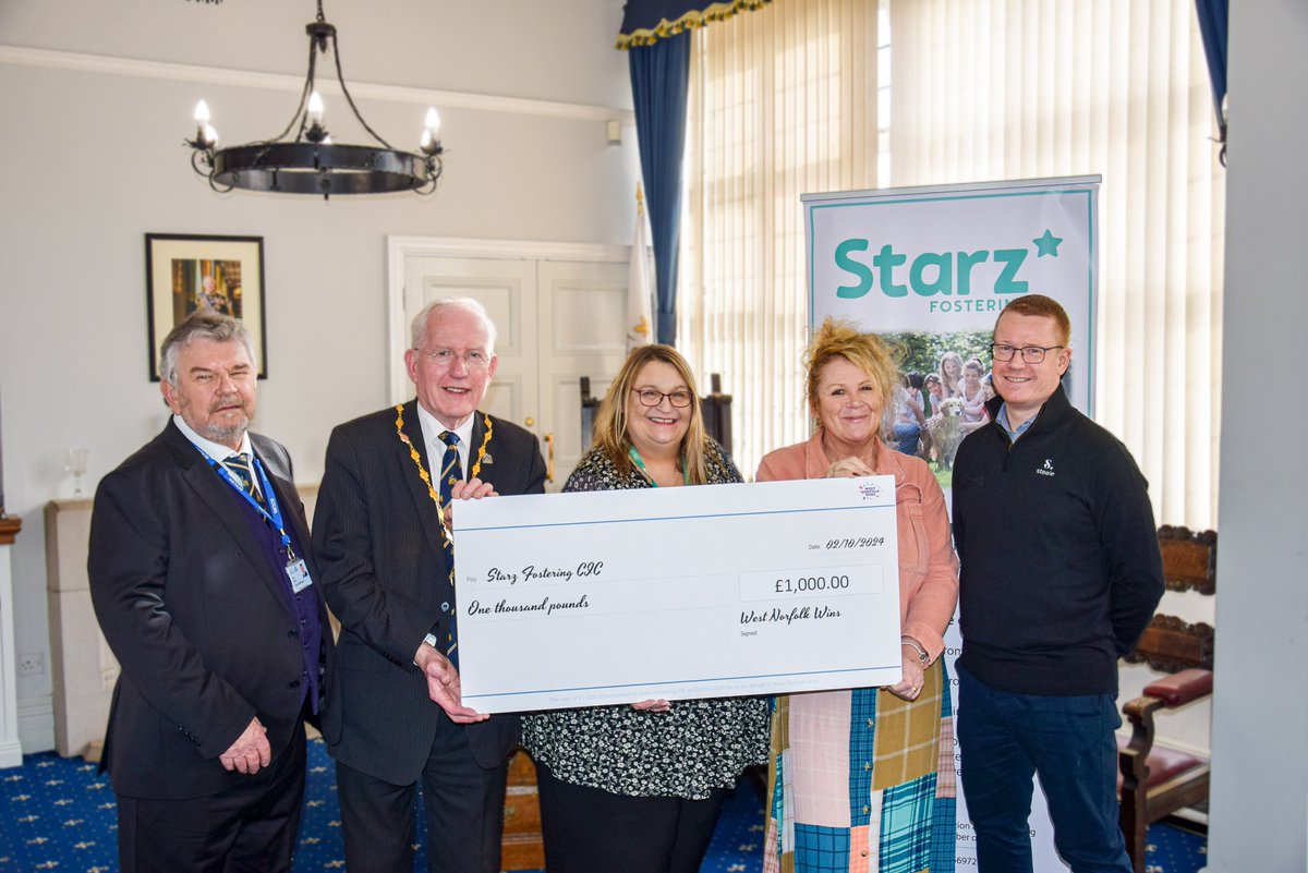 West Norfolk Wins (@westnorfolkwins) on Twitter photo We are indeed celebrating this week, after Gary referred <a href="/StarzFostering/">Starz Fostering Agency</a> to join the #WestNorfolkWins lottery, and was thrilled to win £1,000 from the referring a cause campaign. What’s more, a £1,000 was donated to Starz Fostering, too!
Read more here: bit.ly/49H9fwz We are indeed celebrating this week, after Gary referred <a href="/StarzFostering/">Starz Fostering Agency</a> to join the #WestNorfolkWins lottery, and was thrilled to win £1,000 from the referring a cause campaign. What’s more, a £1,000 was donated to Starz Fostering, too!
Read more here: bit.ly/49H9fwz