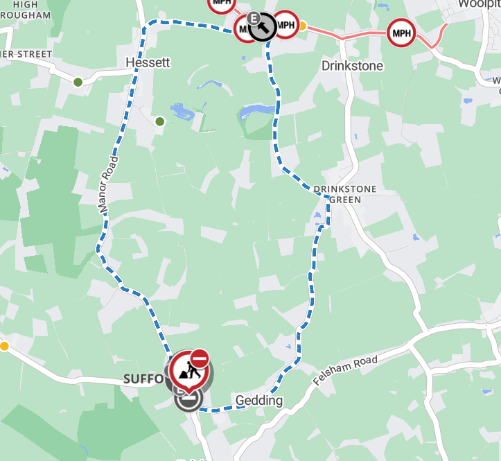 Suff_highways's tweet photo. A road closure will be in place along C430 Drinkstone Road, #Gedding on 7 March 2024 between 9.30am and 3.30pm, for road repairs.
Diversion: Manor Road, Drinkstone Road, Park Road, Drinkstone Road and vice versa. #Suffolk https://t.co/CvlRwZeQcE