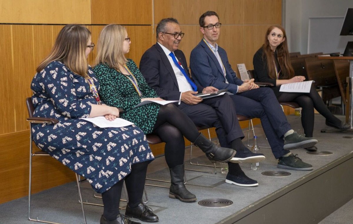Inspiring meeting with <a href="/UofGlasgow/">University of Glasgow</a> Masters students from the Global Health, #MentalHealth and Public Health programmes, who shared innovative suggestions to realize a #PandemicAccord.
The voice of the world’s youth plays a critical role in support of <a href="/WHO/">World Health Organization (WHO)</a> Member State efforts to