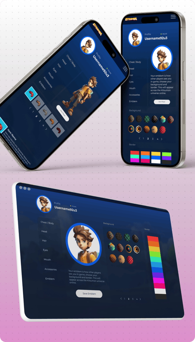 KitsumonWorld's tweet photo. 4. ๐ฅ Power up your style, power up your game! ๐ฅ Kitsumon's customization lets you rock the battlefield with your unique look! ๐ Boost your stats, stand out, and dominate! ๐ช Visit https://t.co/Z880pF8rRn and unleash your gaming persona today! #Kitsumon #CustomizationMatters ๐๐ฎ