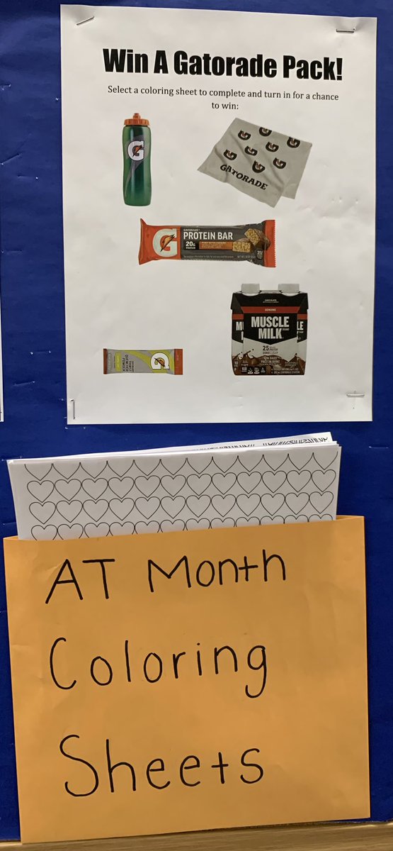 BHSRedDevils_AT's tweet image. Did you know March is National Athletic Training Month?!?! Stop by and check out our informational board and color or design your own AT logo for a chance to win a hydration and recovery pack! Winner picked 3/29! @BHSRedDevils
