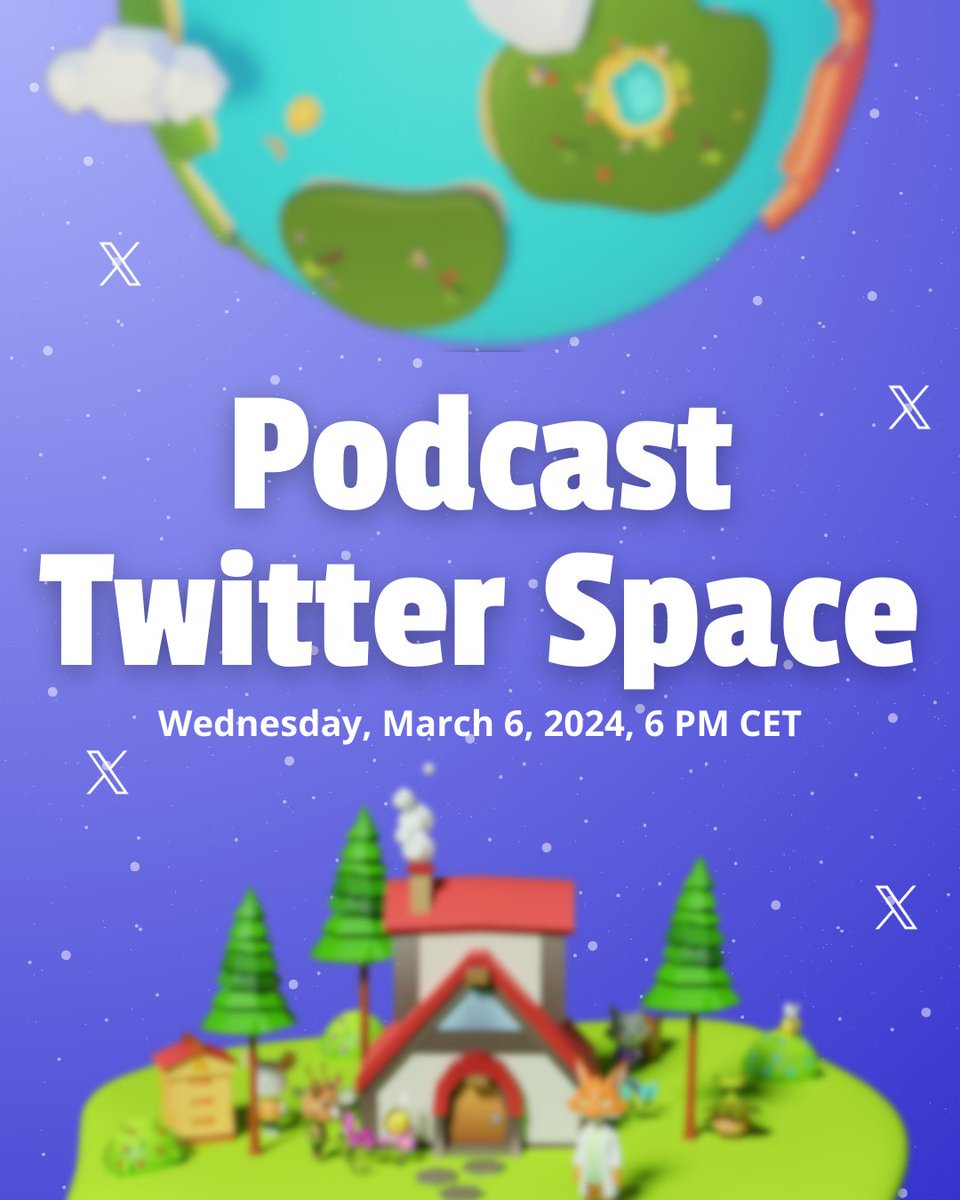 MyLovelyPlanet1's tweet photo. Fan of X? 🤔

The Wednesday Discord podcast, is now airing starting today at 18:00 CET on X's Twitter space!

It's our chance to invite key players from the ecosystem to the table in the near future 🤫

👉https://t.co/Cfi4wrf9mH

See you tonight, we're counting on you! 🫵 https://t.co/7QsIAlpDYd