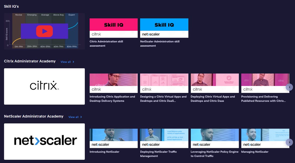 Free Citrix and NetScaler training at Pluralsight citrix.com/training-and-c…