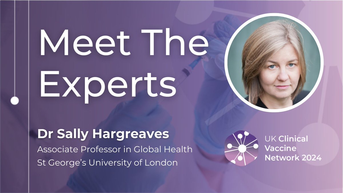 Meet the experts! 🧠💉 @sal_hargreaves is an Associate Prof in Global Health and leads a multi-disciplinary team with an interest in migrant health and infection, with a particular focus on vaccination Find out more 👇👇👇 cvnuk.co.uk