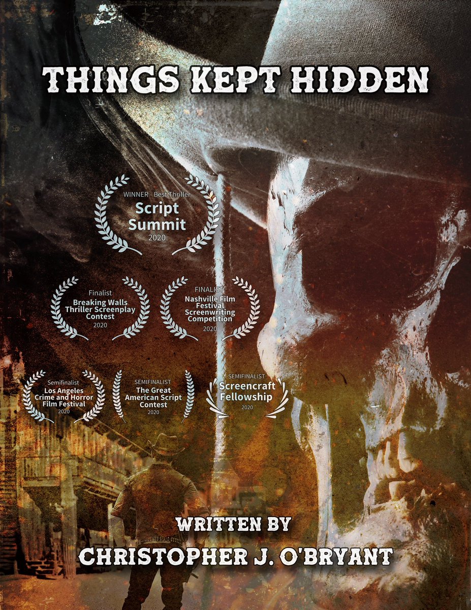 obryantcj's tweet photo. THINGS KEPT HIDDEN

In 1895 a rookie Pinkerton and a mysterious bounty hunter seek an heiress in the Arizona Territory held captive by a cult, but as they descend to darkness the only way any of them will survive is to reveal their own closely guarded secrets.
#ScreenPit #Fea #Th https://t.co/0GX7wg3CmA