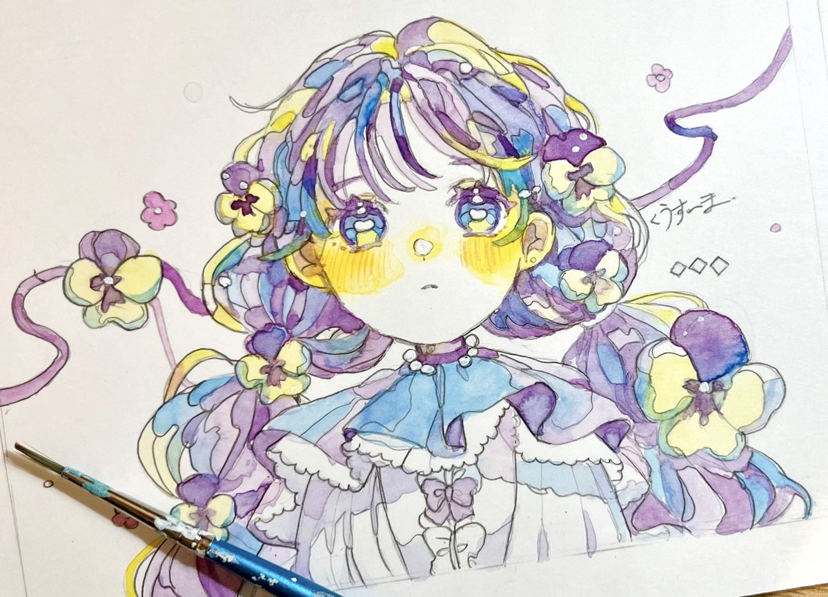 「#TLを花でいっぱいにしよう 」|くうすいまのイラスト