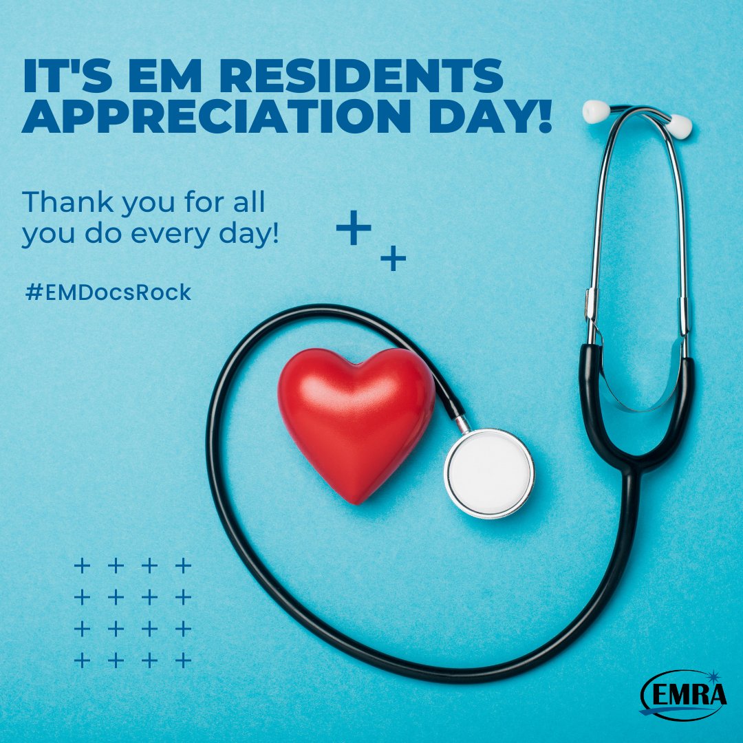 ❤️ Today is all about appreciating you - our EM Residents! Thank you for showing up and making a difference every day. ❤️

#EMDocsRock #emresidents #EMRAFamily #EMRAforLife