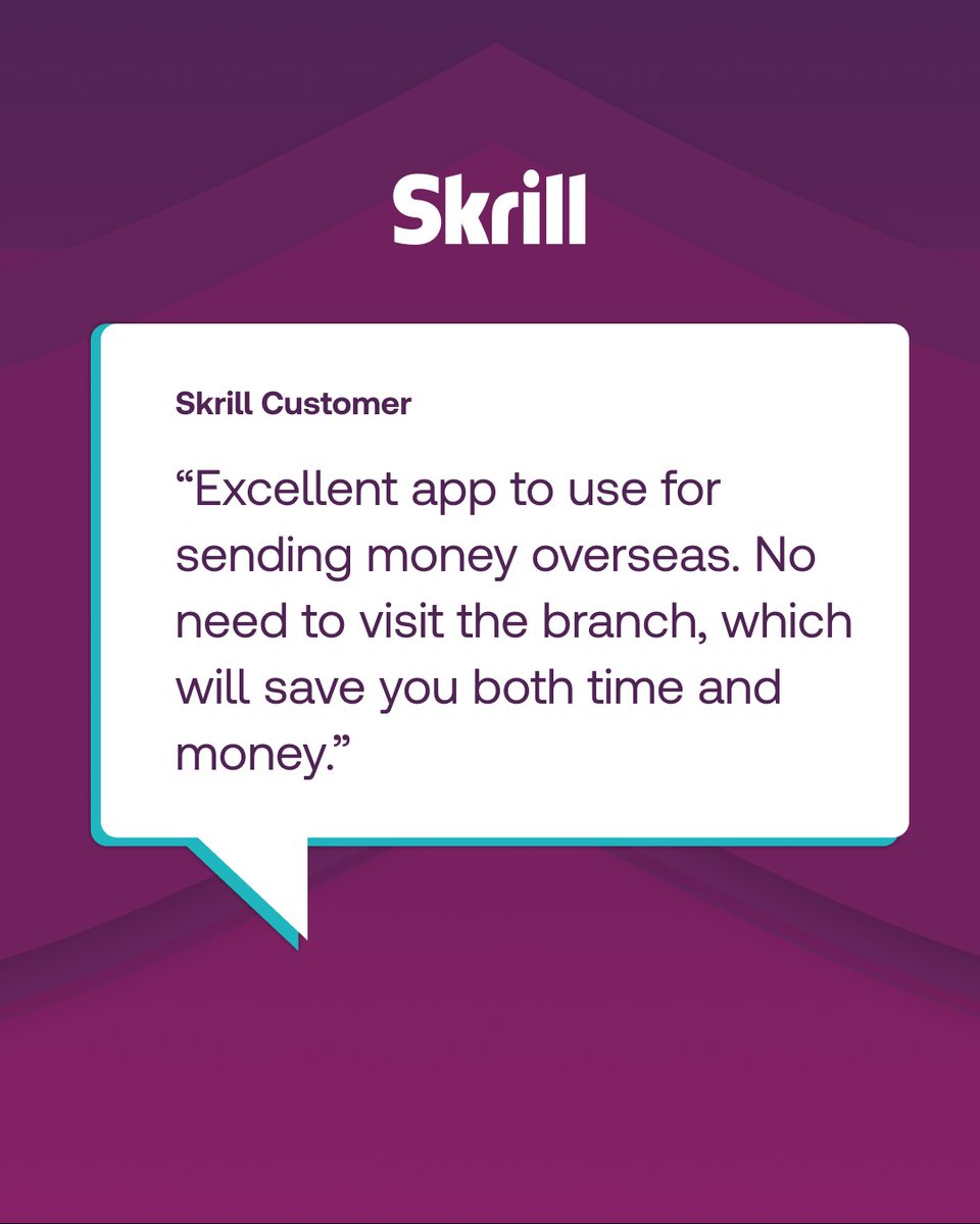 We take your feedback seriously and are proud to share Skrill customer satisfaction! ⭐⭐⭐⭐⭐ Tap link to get started: utm.io/ugDla #digitalwallet #skrill #money #mastercard #secure
