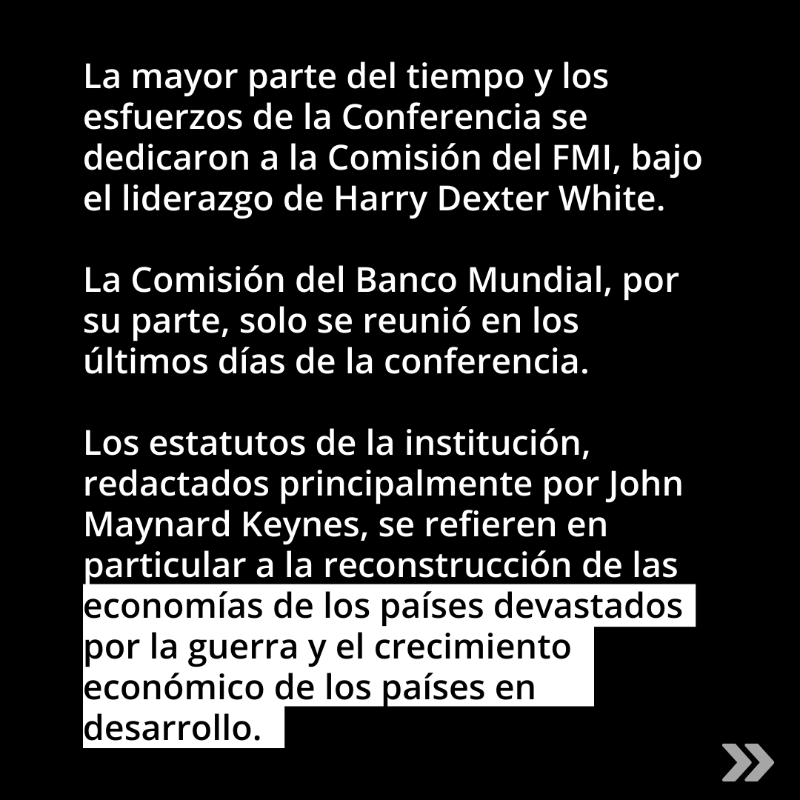 BancoMundial's tweet photo. ¿Cuándo se creó el Banco Mundial y por qué? ⁠ 

➡️ Desliza para descubrirlo y aprende más sobre la historia de la institución aquí: