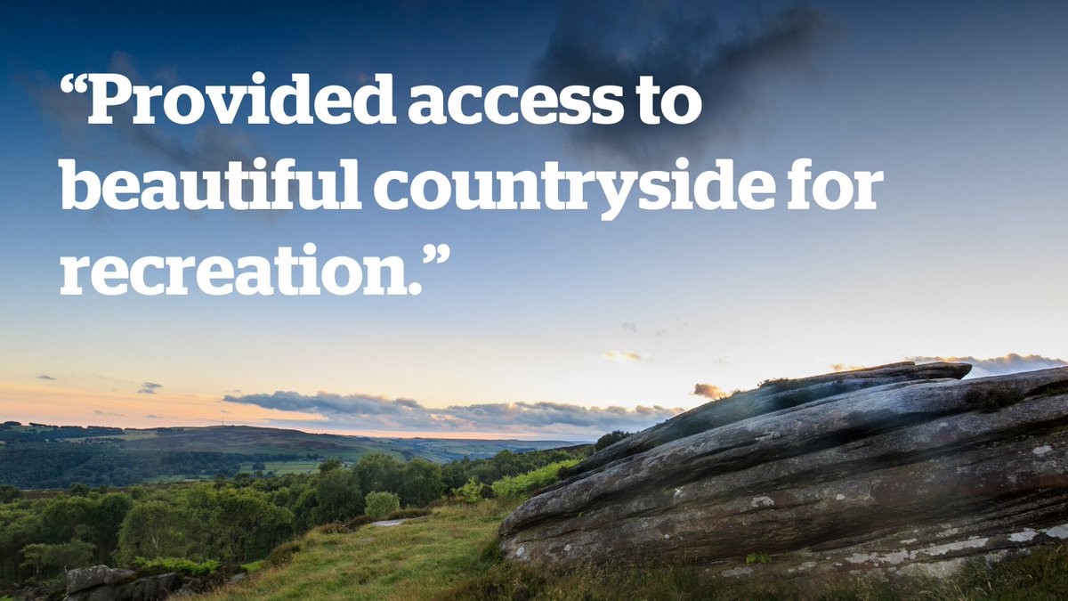 “Provided access to beautiful countryside for recreation.” 🌄 #WellbeingWednesday #StayWithYHA #LiveMoreYHA