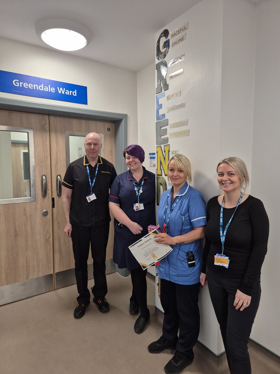 WoodView Thankyou Winner goes to Lauren, one of our RMNs on Greendale ward. Lauren was nominated multiple times and was selected as this months winner. Well done and well deserved! Make sure you nominate your colleagues for March 💫💫💫💫