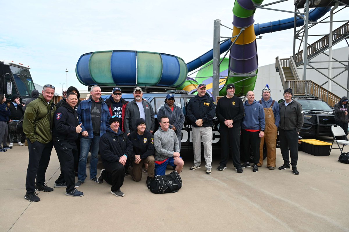 #ICYMI: @FBIOklahomaCity participated in the Oklahoma Special Olympics #PolarPlunge alongside local and state law enforcement partners. Nearly 500 people joined in to raise awareness and promote partnership in the community.