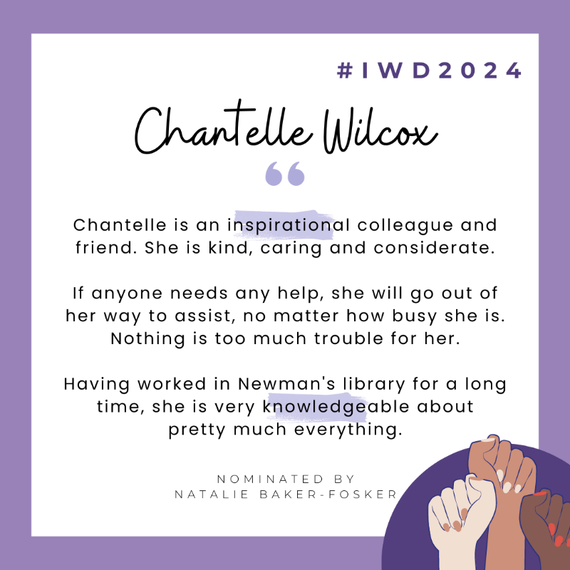 Newman_Uni's tweet photo. 💜 | In the run-up to #InternationalWomensDay on Friday, we invited staff &amp; students to nominate #WomenWhoInspireYou from the #Birmingham Newman Community. 

We've received some wonderful nominations 💌 Parts 2 and 3 are incoming.

#IWD2024 #InspireInclusion https://t.co/IM4IL2uPqg