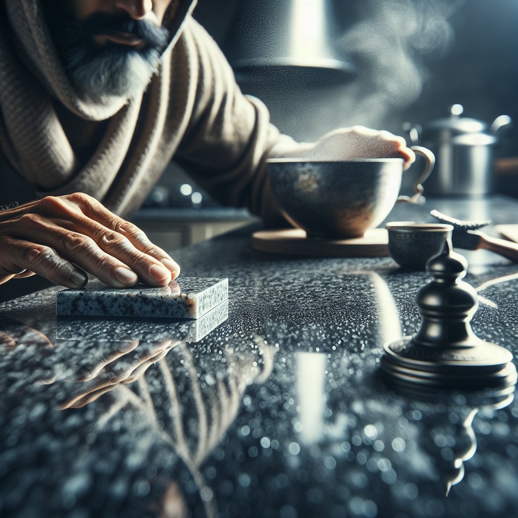 CountertopsMore's tweet image. Make a statement with our resilient granite countertops at Countertops &amp;amp; More, where durability meets design. Your kitchen masterpiece awaits. #GraniteDurability #KitchenMasterpiece