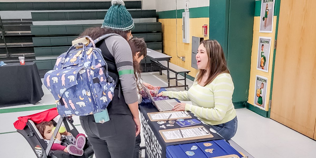stxhealthsystem's tweet photo. Leaping Toward a Healthier You! #STHS took part in #IDEAQuest’s Community Health & Wellness Fair. Representatives from STHS’s labor & delivery, bariatric and marketing departments were on hand to connect with students & parents and highlight the services #STHS offers. https://t.co/OSphicetx8