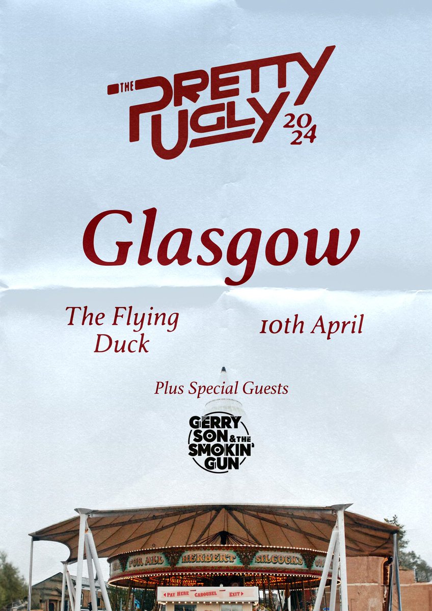 🎸🔥 Exciting News! 🎉🎶

We are thrilled to announce our first gig of the year! 🎉 Join us on April 10th at The Flying Duck in Glasgow as we support the incredible touring band Pretty Ugly! 🤘✨

📆 Date: April 10th
📍 Venue: The Flying Duck, Glasgow