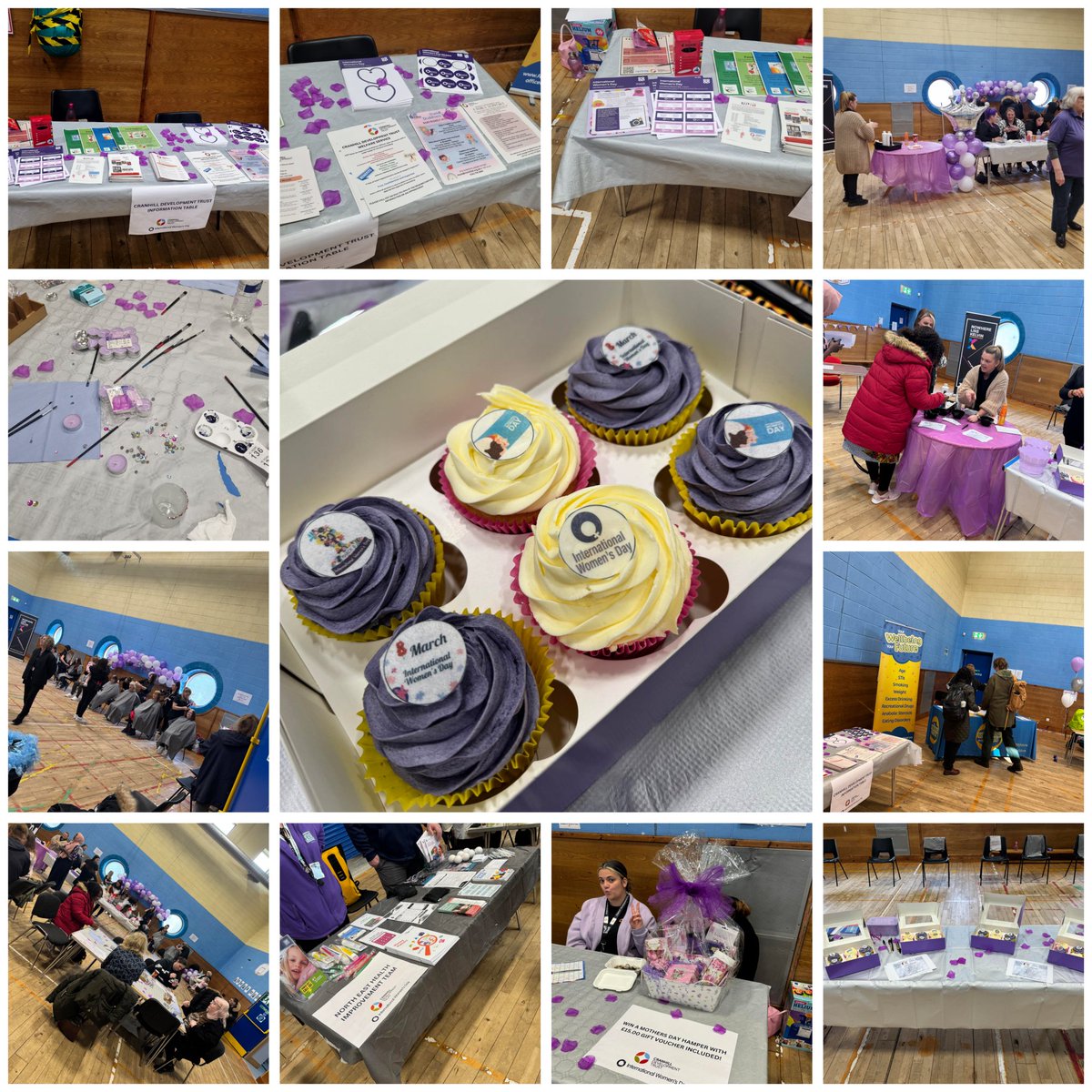 Great day at @CranhillDT International Womans Day event 😍. They had loads of activities and people from different organisations there. As well as free haircuts and massage's. @peterpalm18 @mcc_herriot @TomChapman91