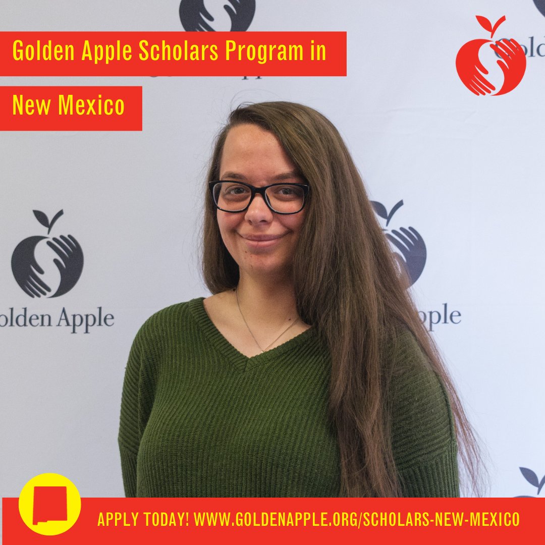 Ready to learn and grow alongside like-minded future educators? Explore the Golden Apple Scholars Program in New Mexico. Gain hands-on guidance from experienced teachers and be part of a transformative journey: bit.ly/3FHUpbT 📚🌄 #GoldenAppleScholarsNM #GoldenApple