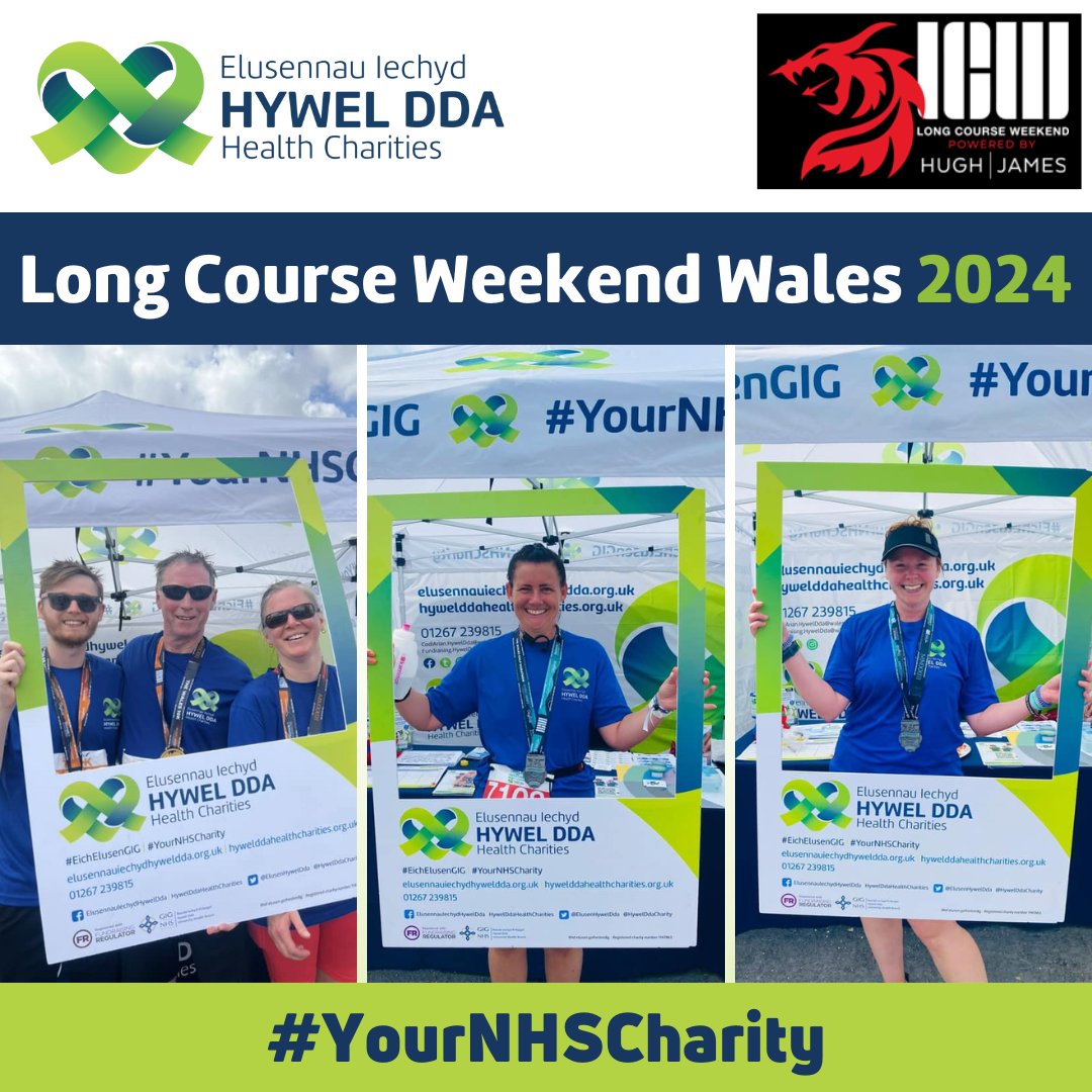 If you’d like to get fit while doing something fab for #charity, we have FREE spaces for fundraisers on the <a href="/LCWWales/">LCW Wales</a> 😃

You can swim 🏊‍♀️, cycle 🚴‍♂️ or run 🏃‍♀️ for #YourNHSCharity! 💚

Want more info? Visit 👇
hywelddahealthcharities.nhs.wales/campaigns/long…