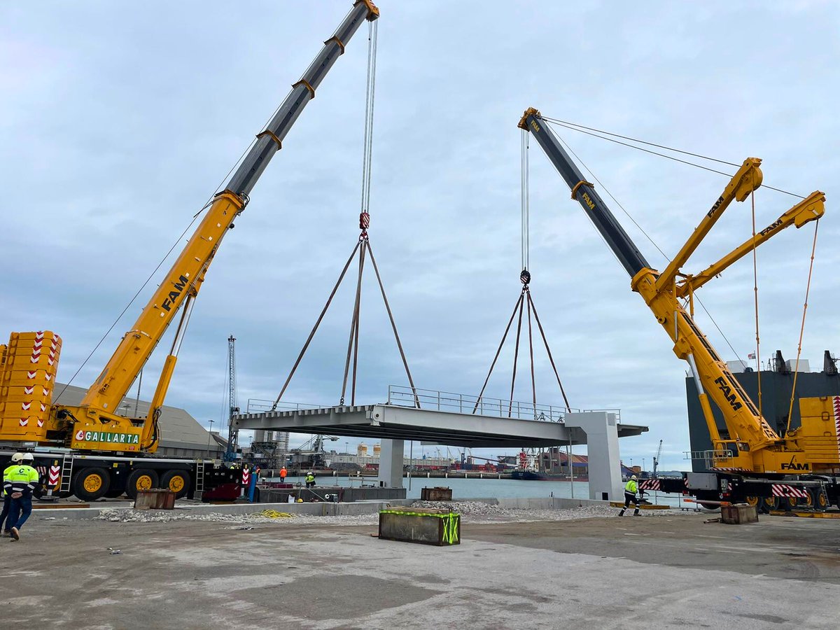 📢 ¡Compartimos la evolución de los trabajos que está realizando <a href="/copsesa/">COPSESA</a> en el Puerto de Santander! 

🏗️ COPSESA continúa con las obras del proyecto de la rampa Ro Ro para carga y descarga de buques portacoches, situada en el muelle 7 del Puerto de Santander.

#obras #copsesa