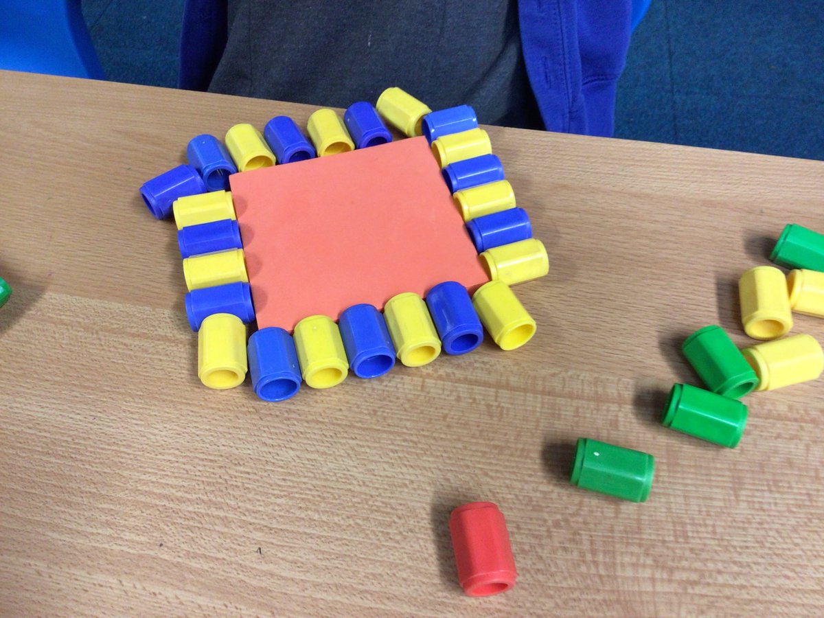 BPSEYFS's tweet image. We found that making repeating patterns round a shape was fun and a little tricky.