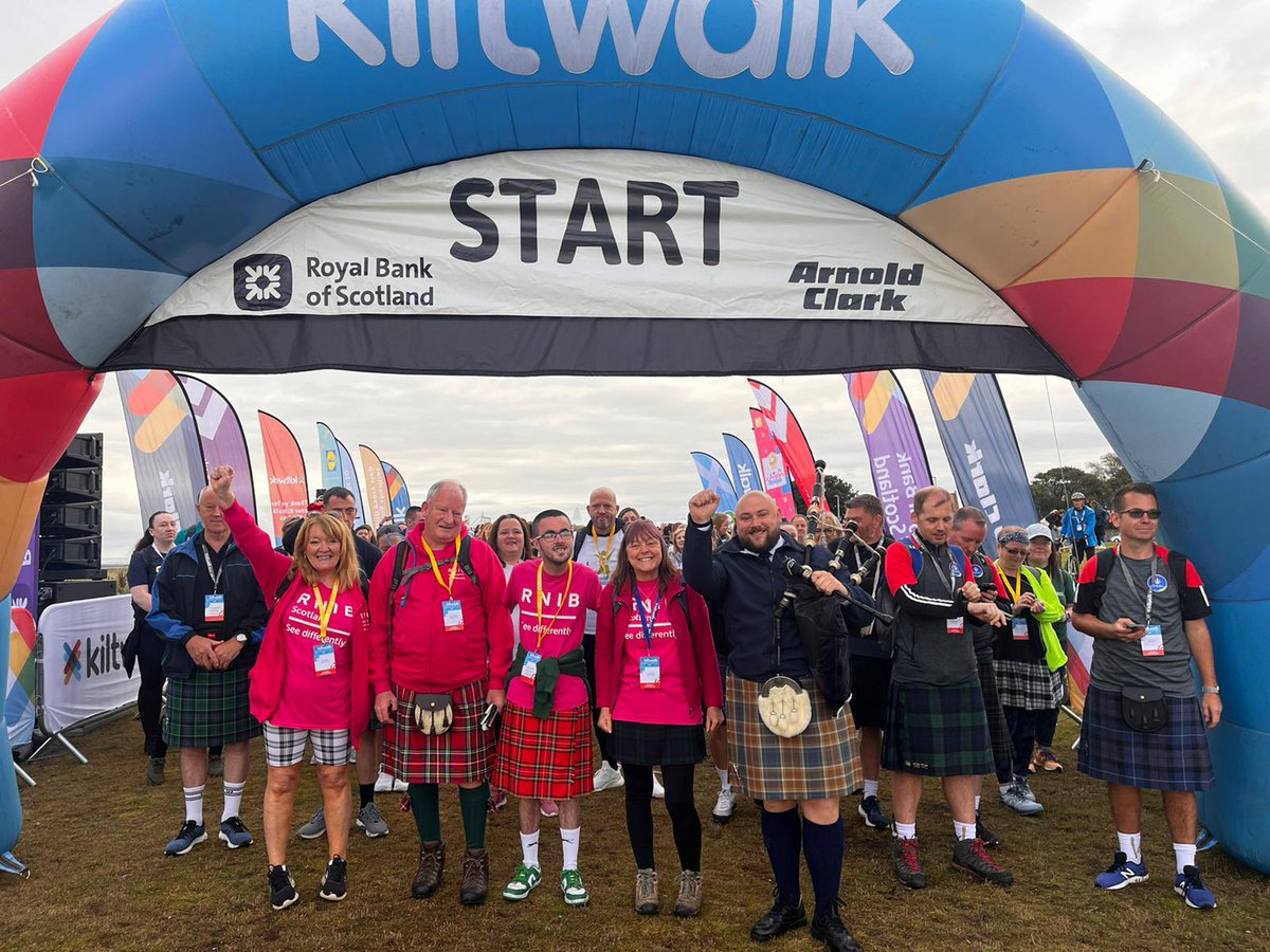 Will you don your tartan and join us at @thekiltwalk this year? Come and join us to raise vital funds to support blind and partially sighted people when it's needed most. Find out more: rnib.org.uk/get-involved/f… #Kiltwalk2024