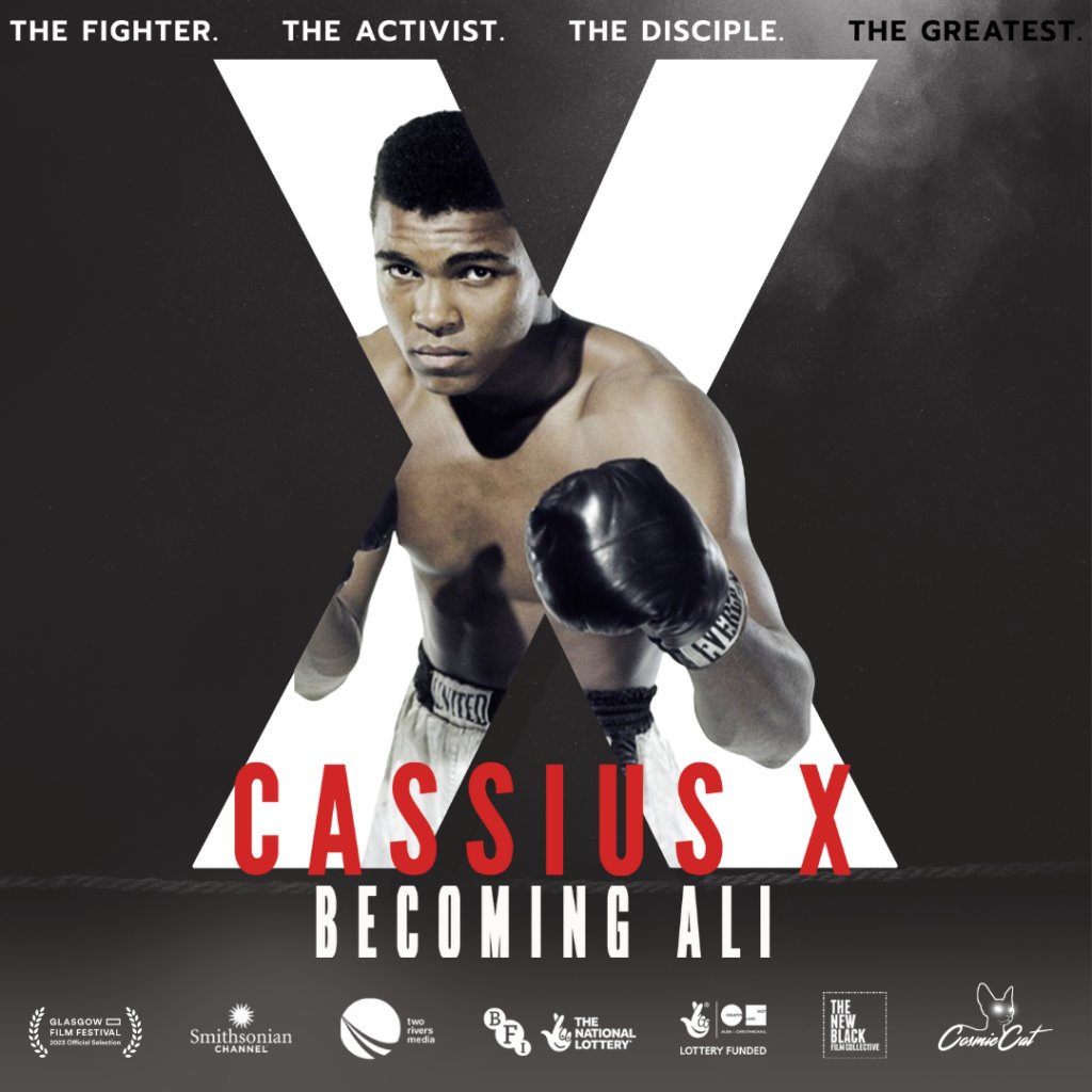 A special screening at @BlackBoxBelfast on Saturday 10th March, in partnership with @CosmicCatFilm and @TNBFC presents 'Cassius X: Becoming Ali', followed by a Q&A panel dicussion on Ali, boxing and the radical politics of sport. Book📽️👉 blackboxbelfast.com/event/cassius-…