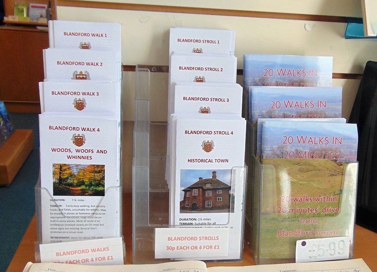 Did you know you can download your free guides to walks and strolls around Blandford from our website? Or they’re available to buy from our Riverside House office. blandfordinfocentre.uk/what-we-do/map…